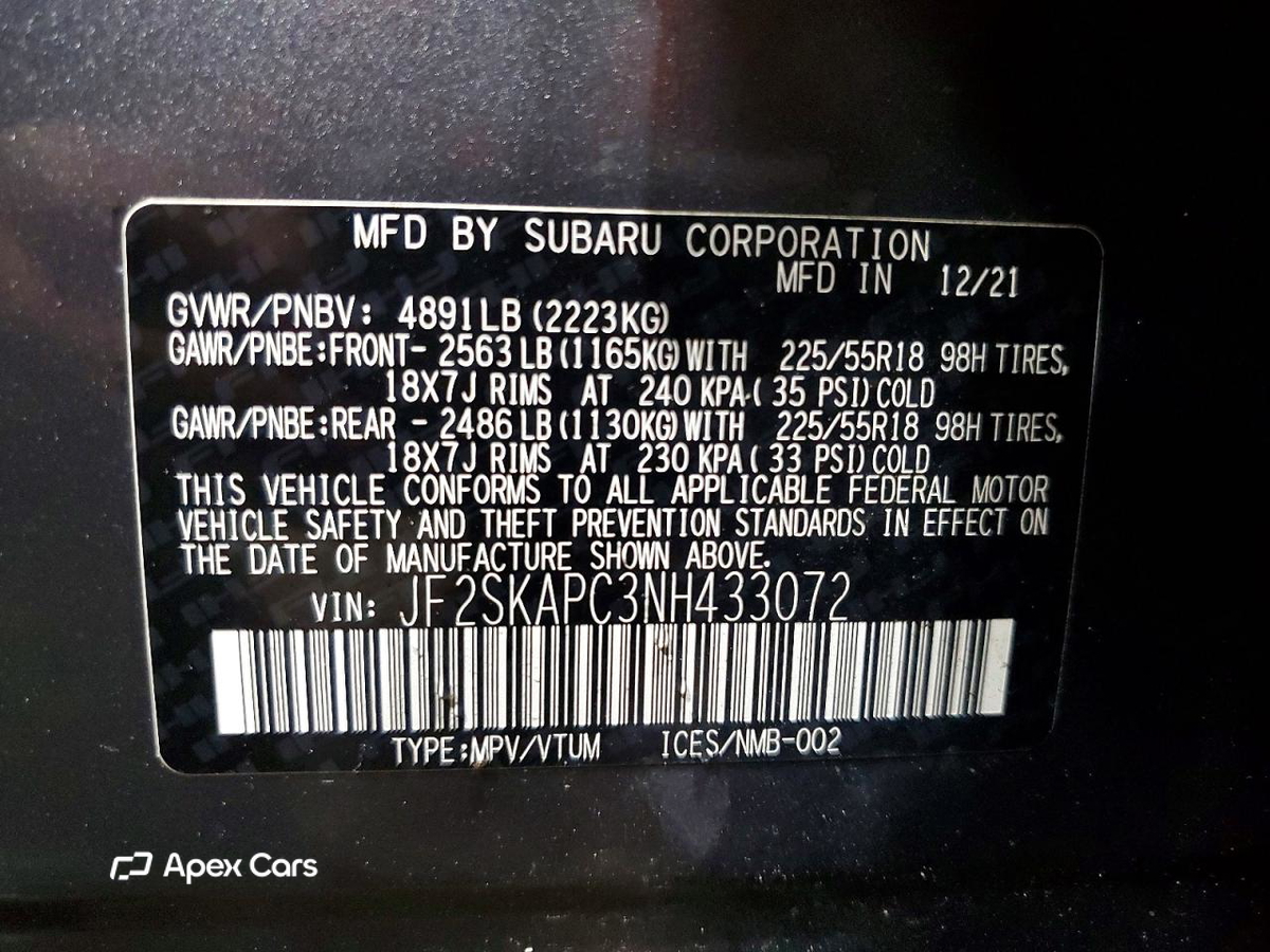 Subaru Forester 2022
