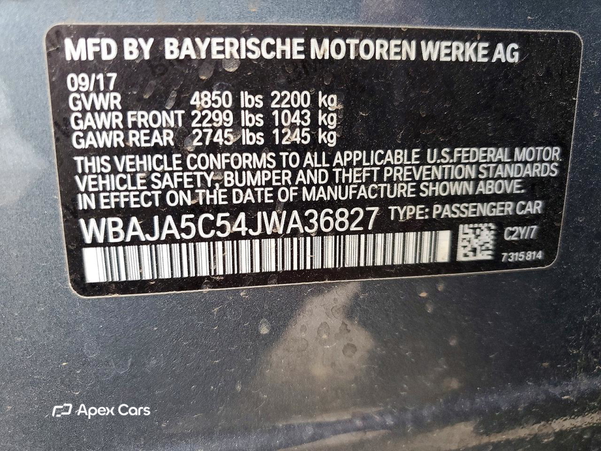 BMW Series 5 2018