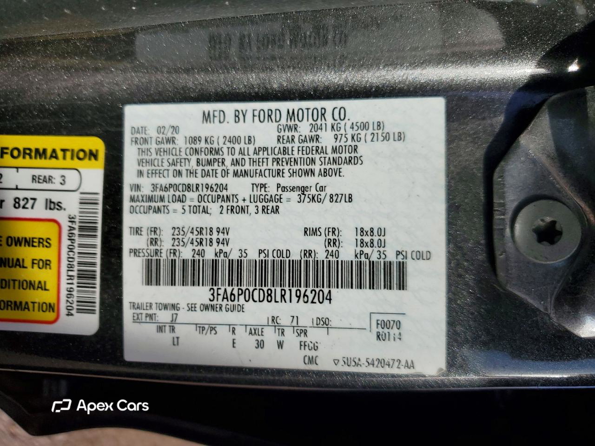 Ford Fusion 2020