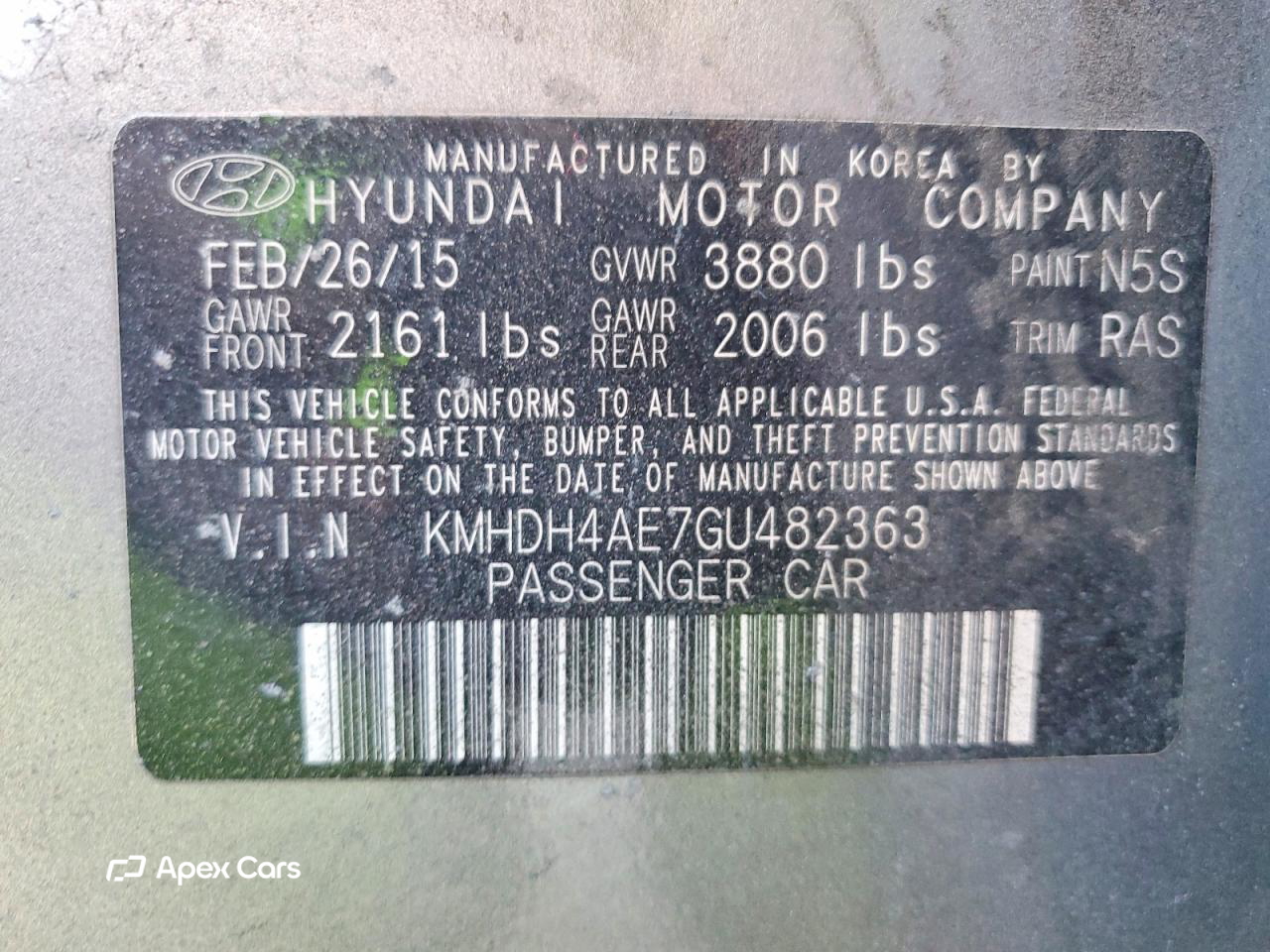 Hyundai Elantra 2016