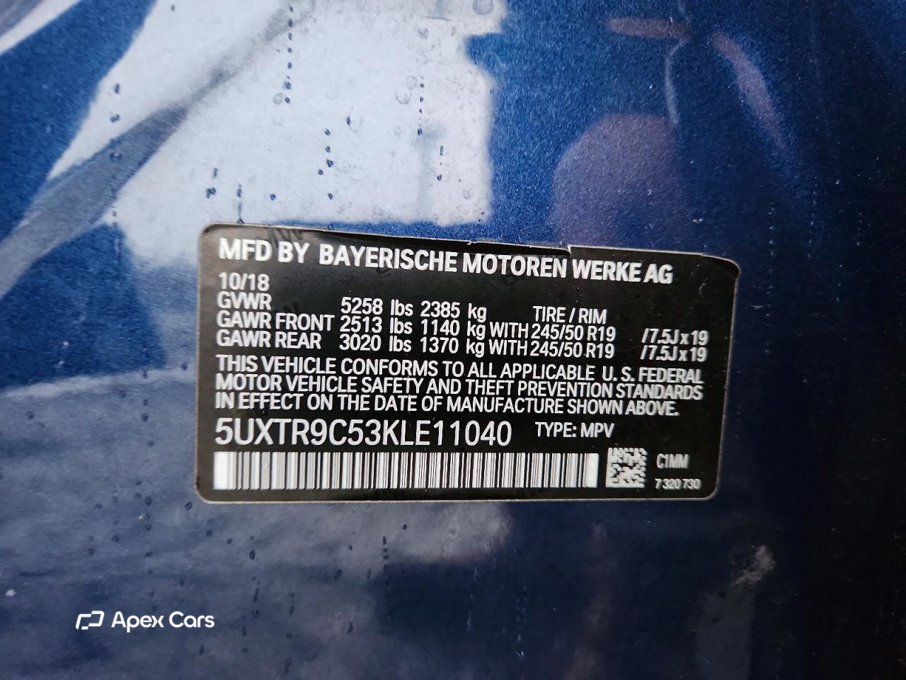 BMW X3 2019
