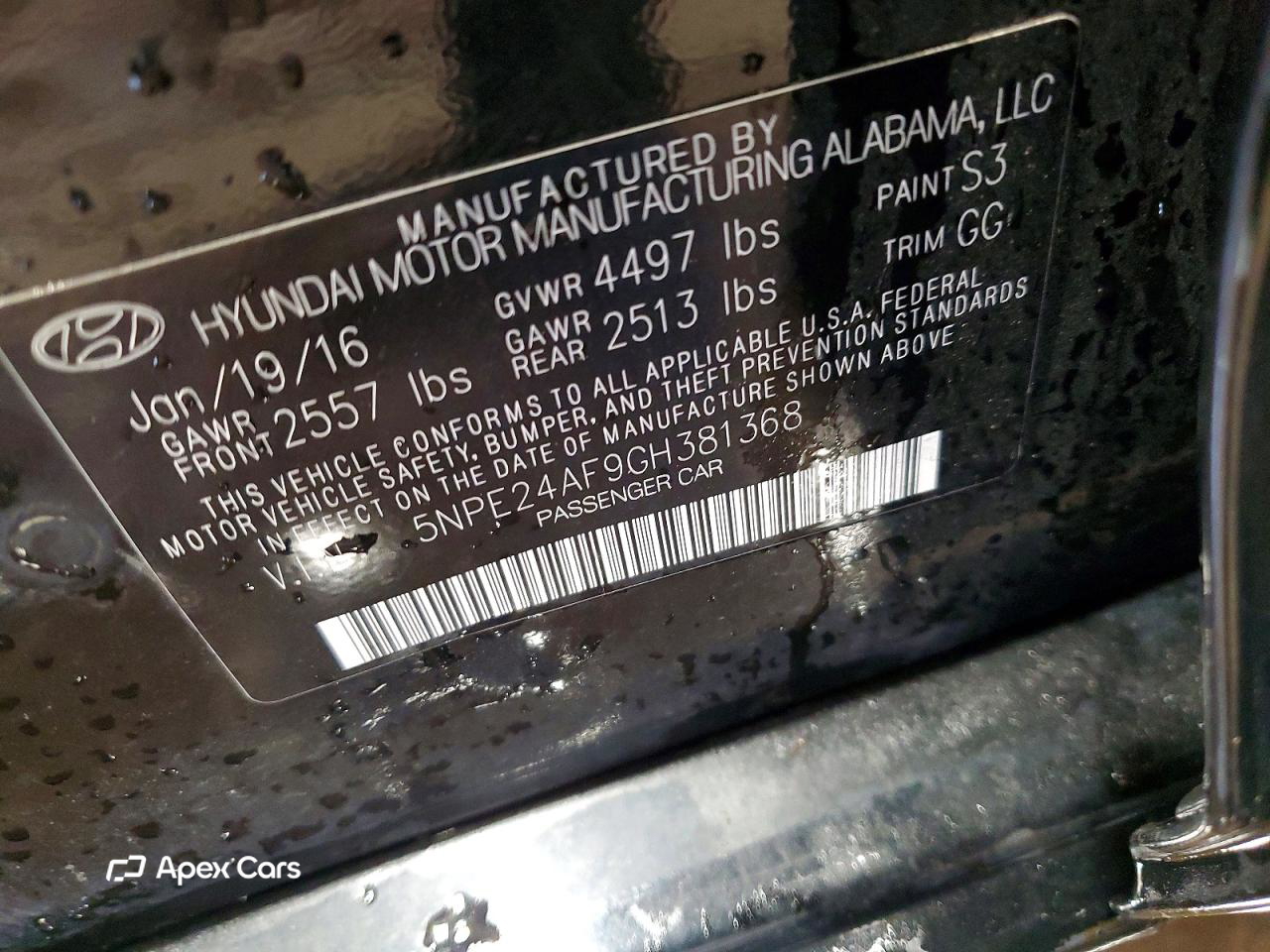 Hyundai Sonata 2016