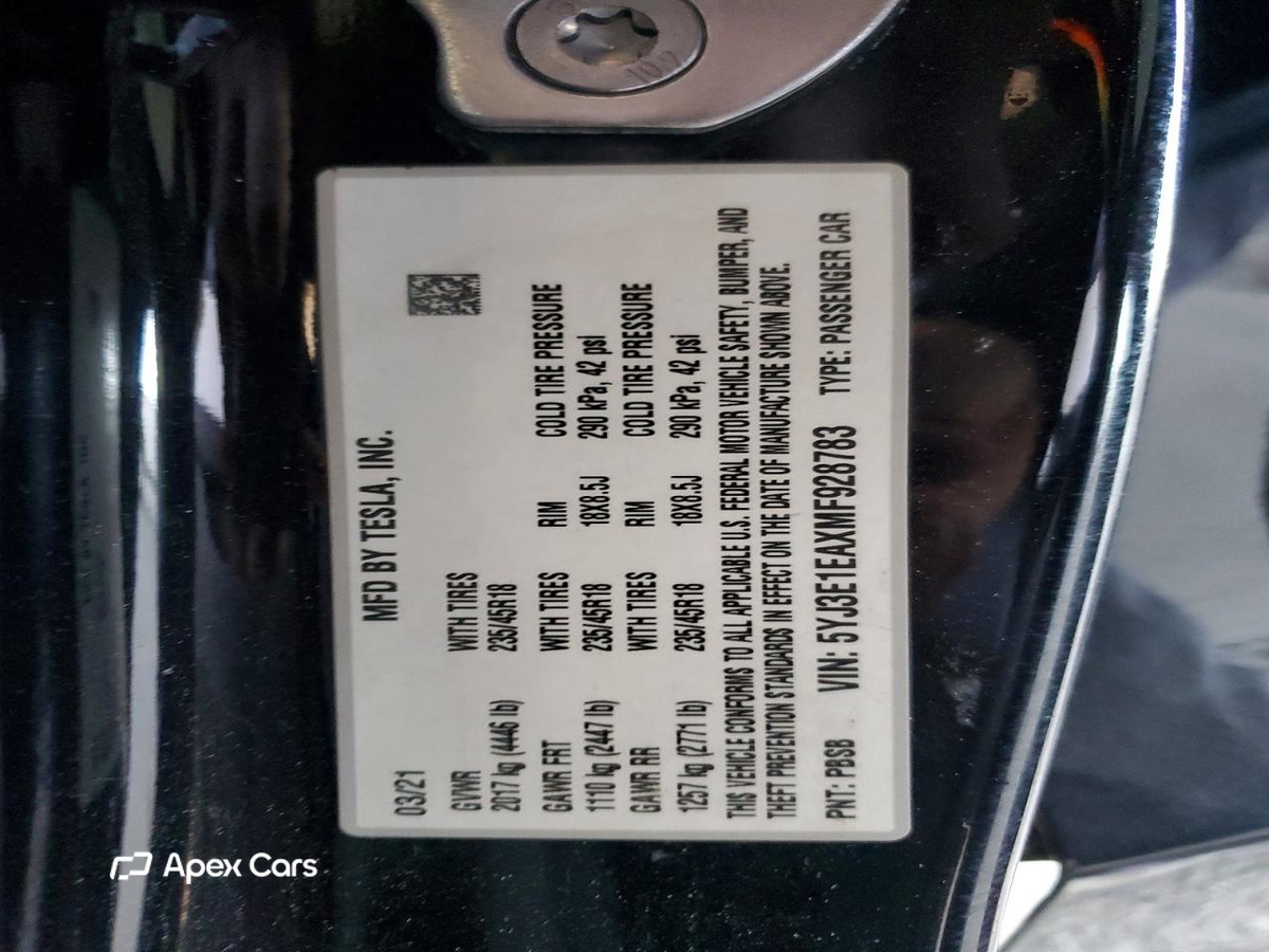 Tesla Model 3 2021