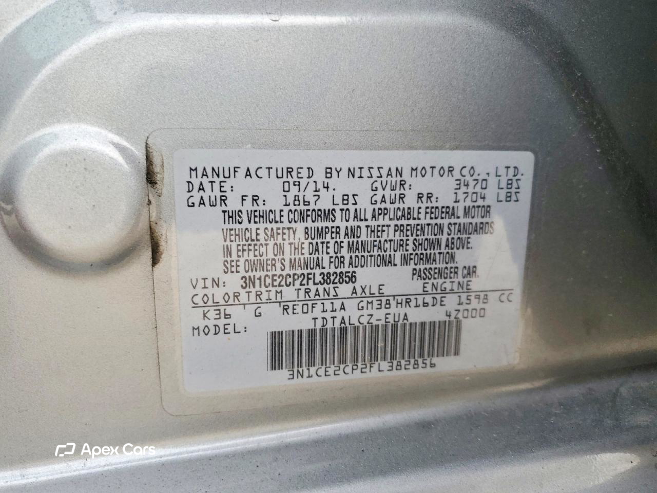 Nissan Versa 2015