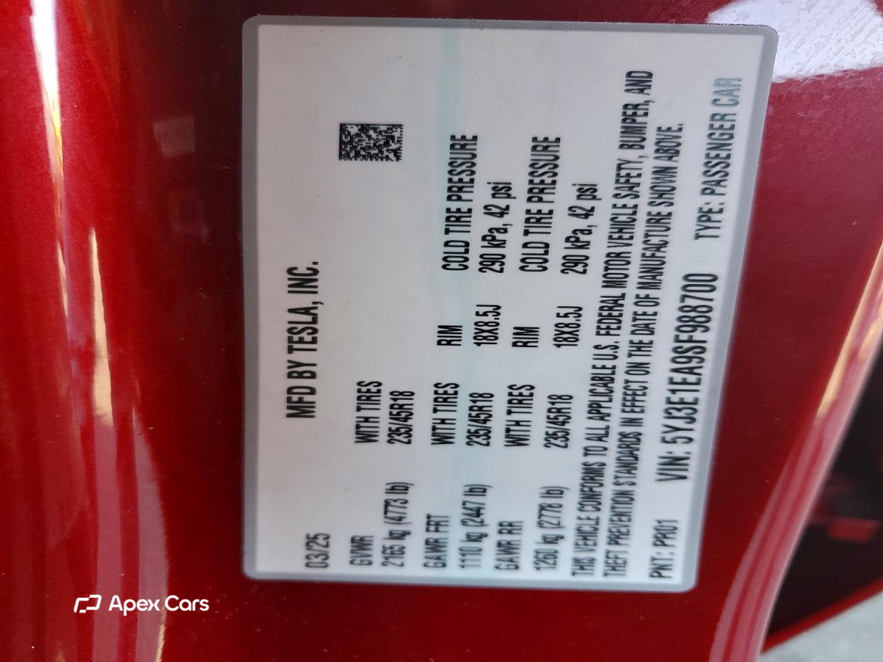 Tesla Model 3 2025