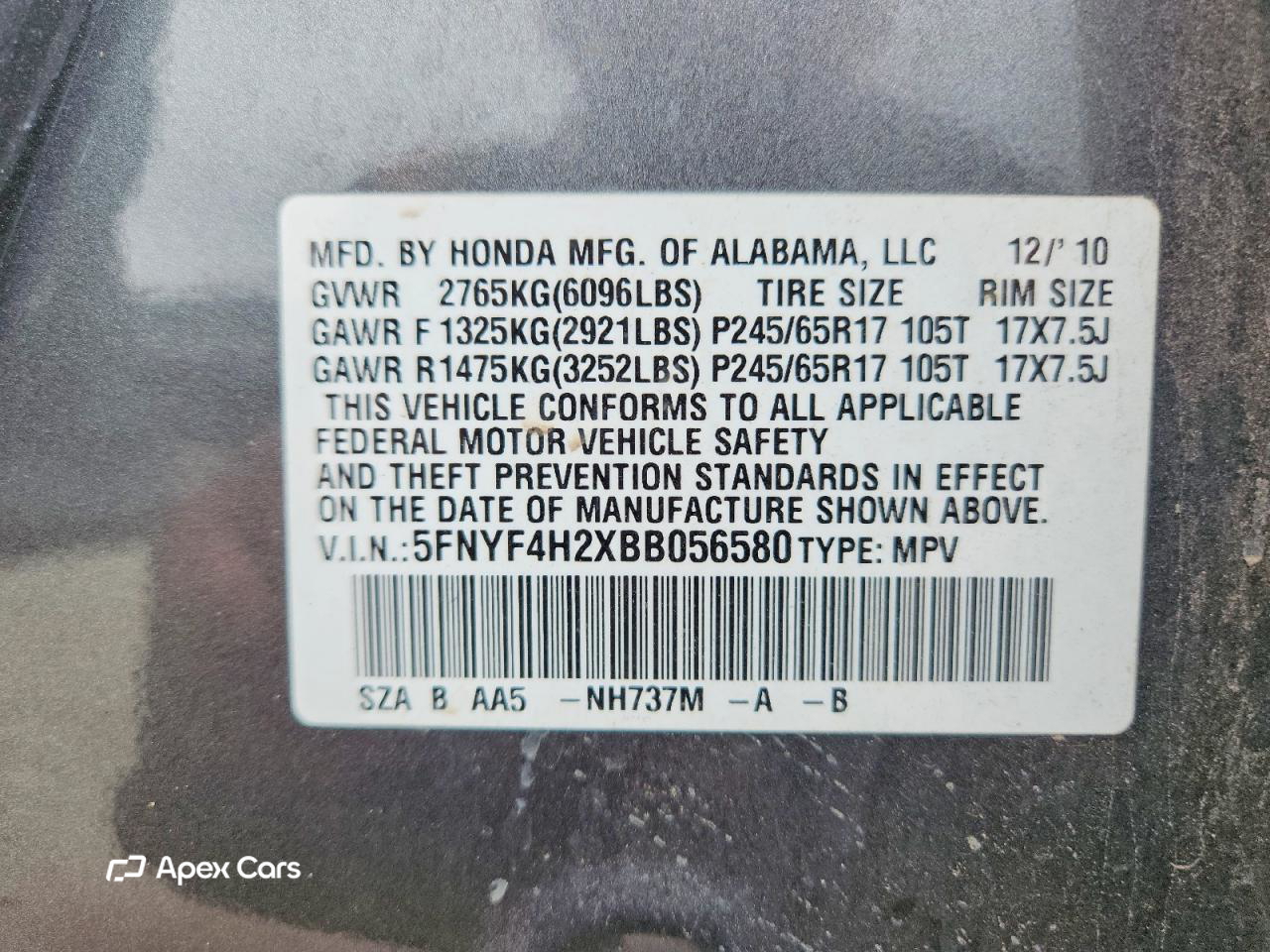 Honda Pilot 2011