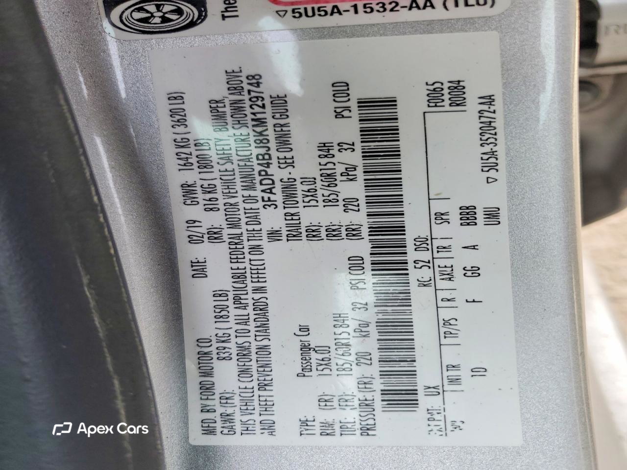 Ford Fiesta 2019