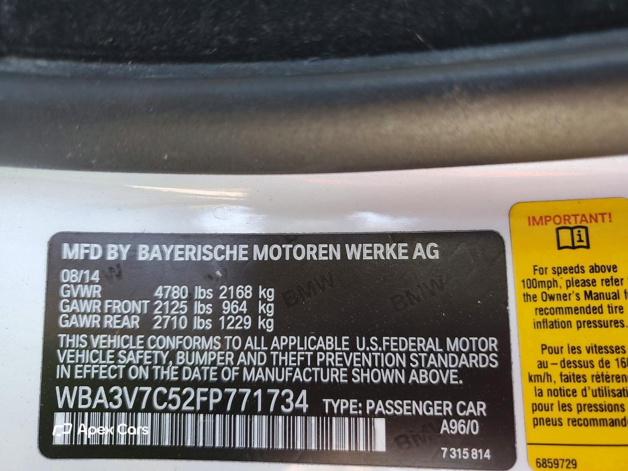 BMW Series 4 2015