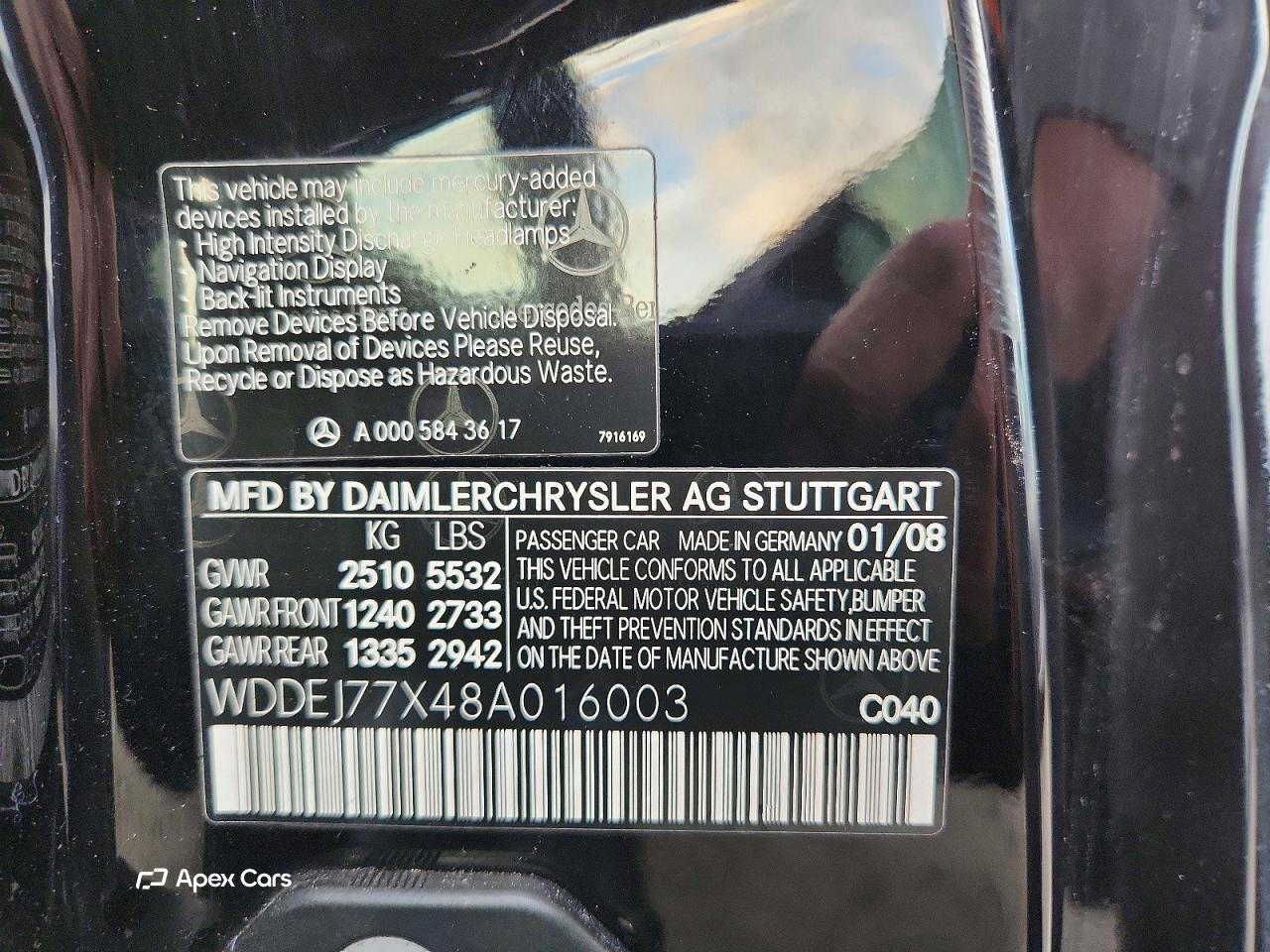 Mercedes-Benz CL-klasse 2008