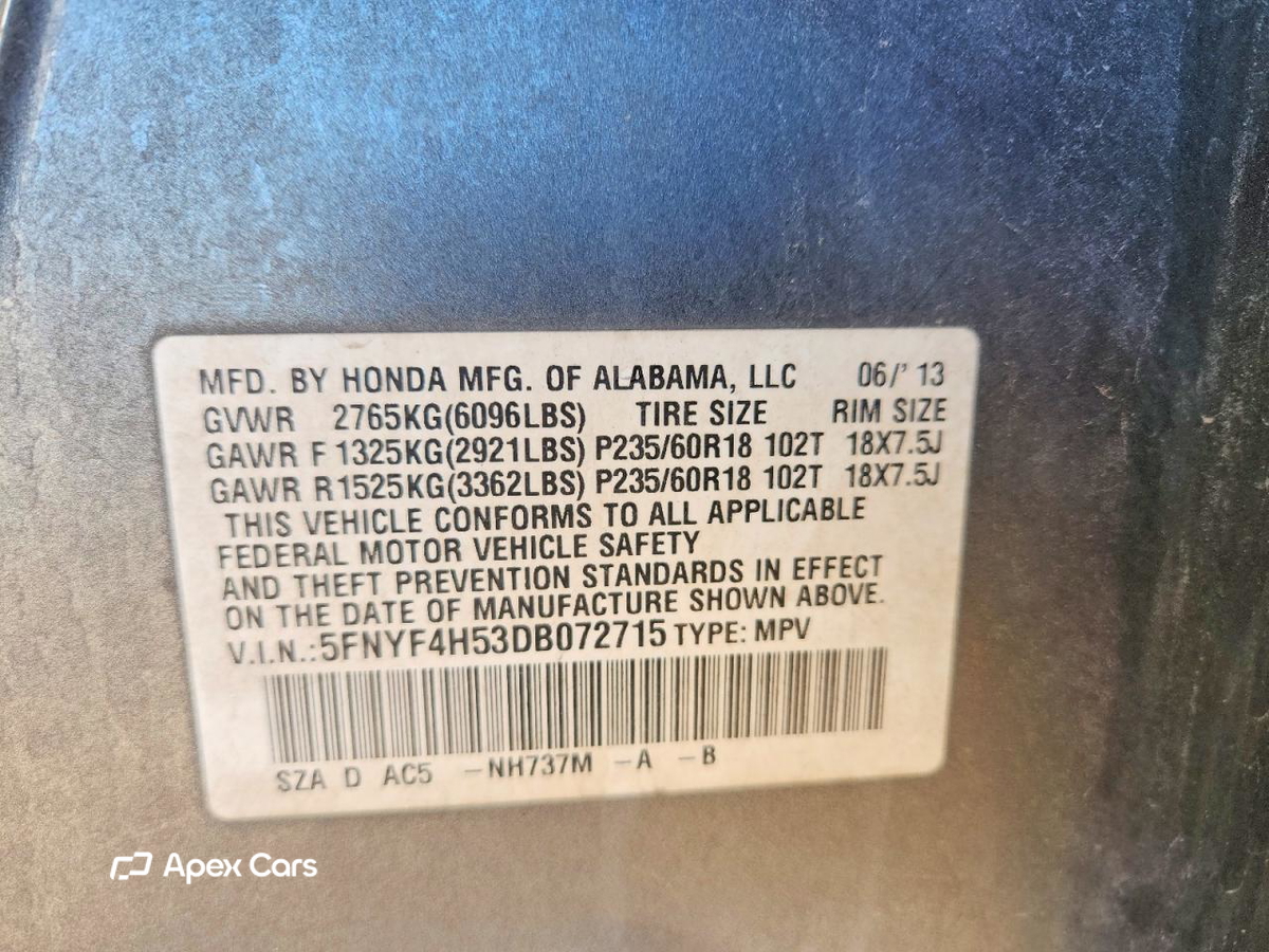 Honda Pilot 2013