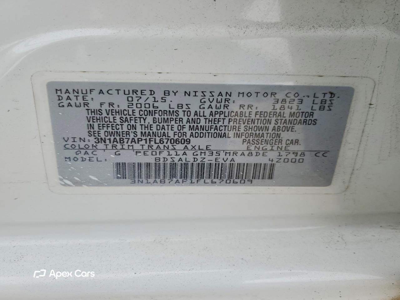 Nissan Sentra 2015