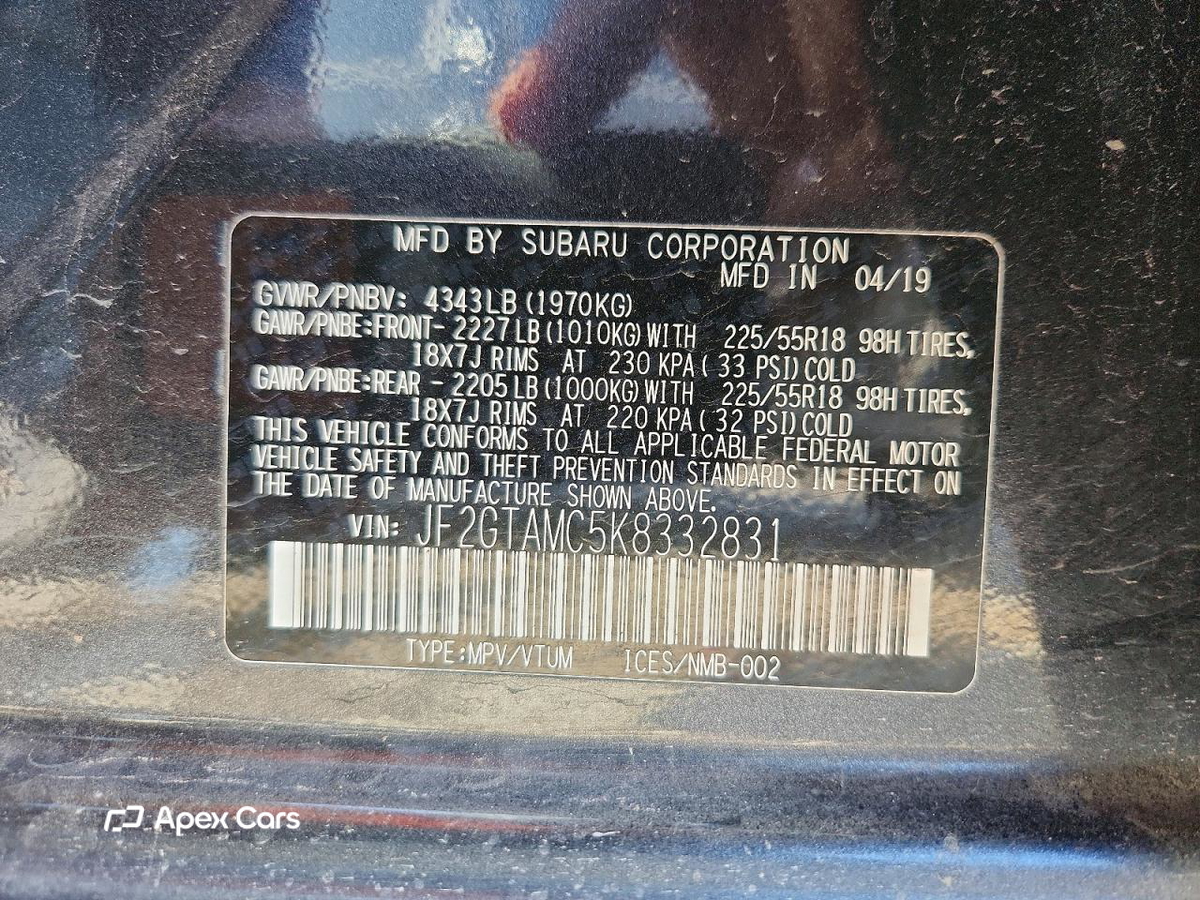 Subaru XV 2019
