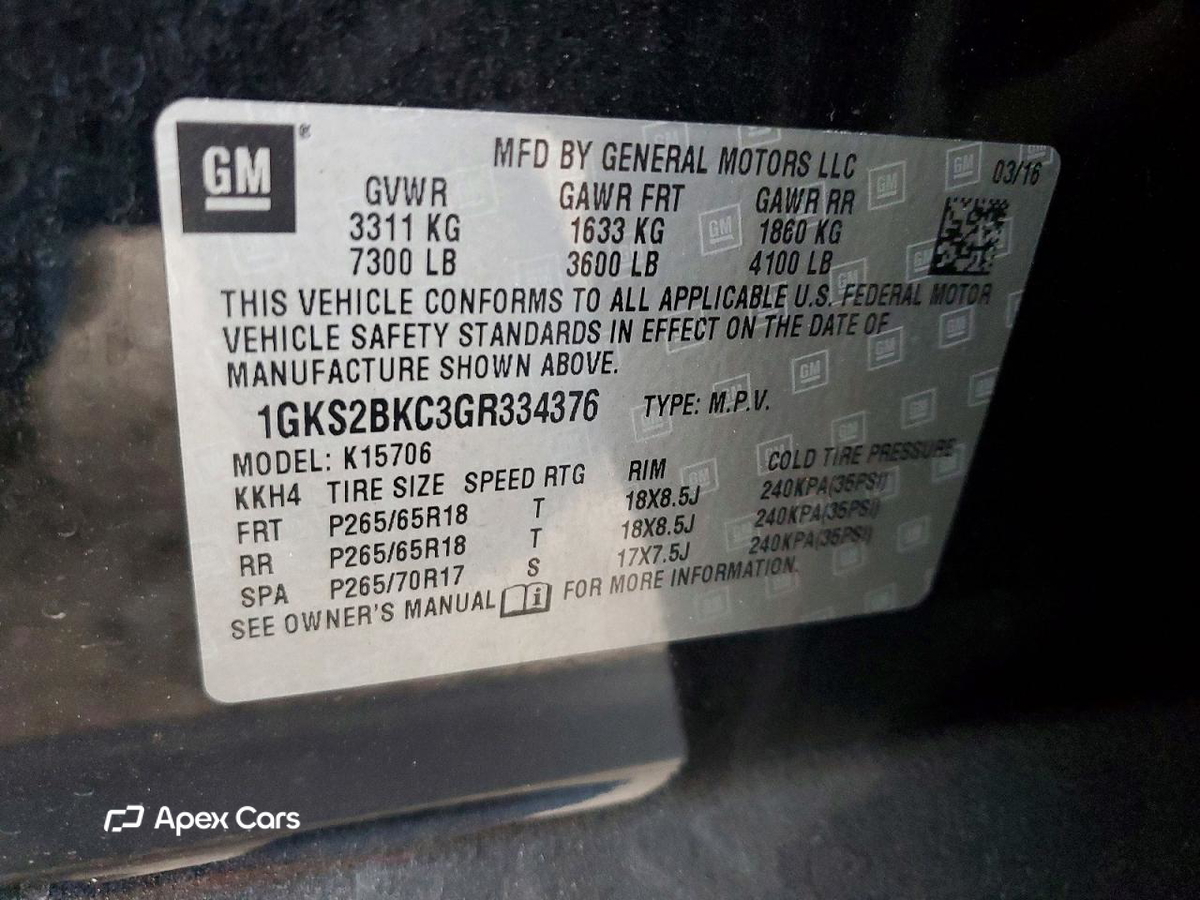 GMC Yukon 2016