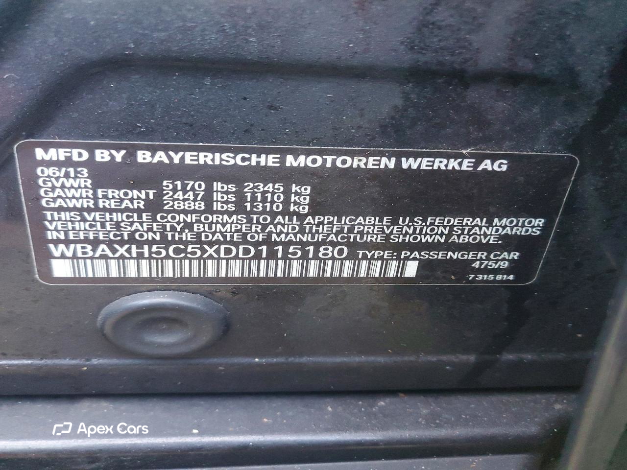 BMW Series 5 2013