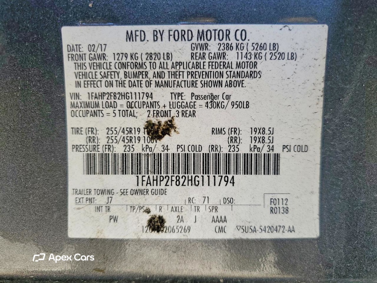 Ford Taurus 2017