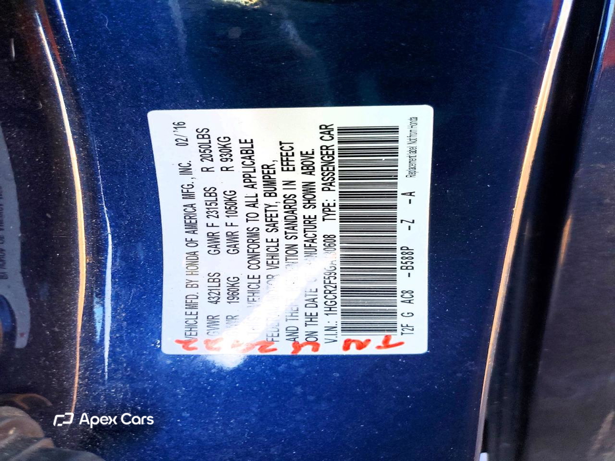 Honda Accord 2016