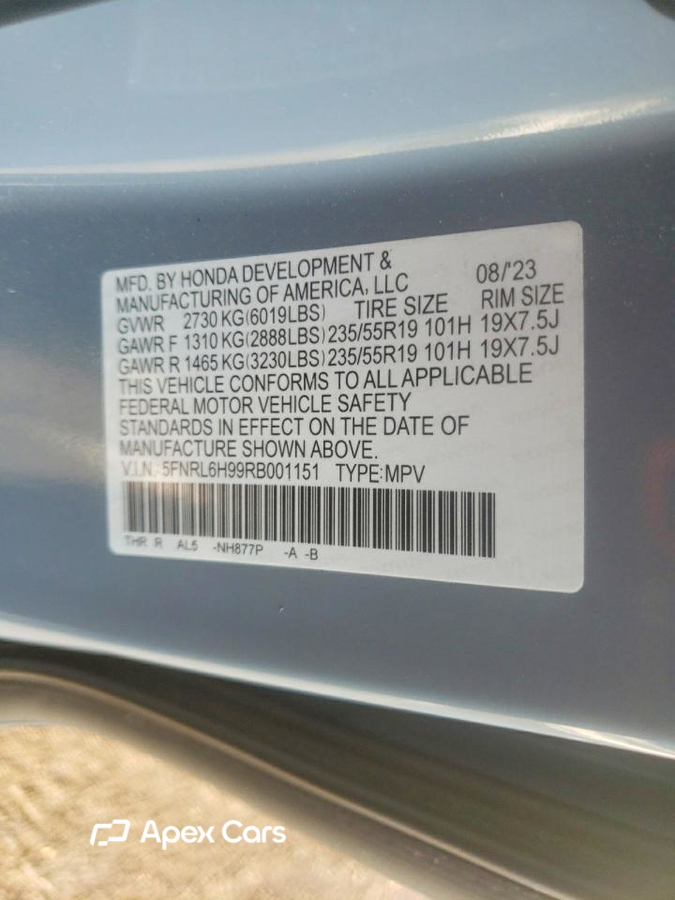 Honda Odyssey 2024