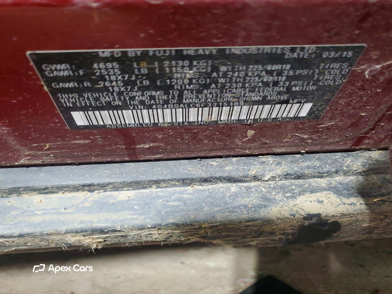 Subaru Outback 2015