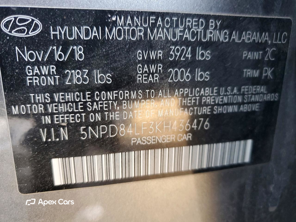 Hyundai Elantra 2019