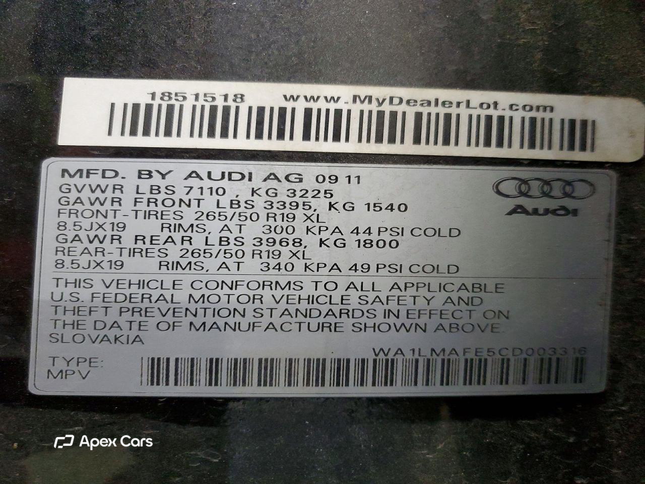 Audi Q7 2012