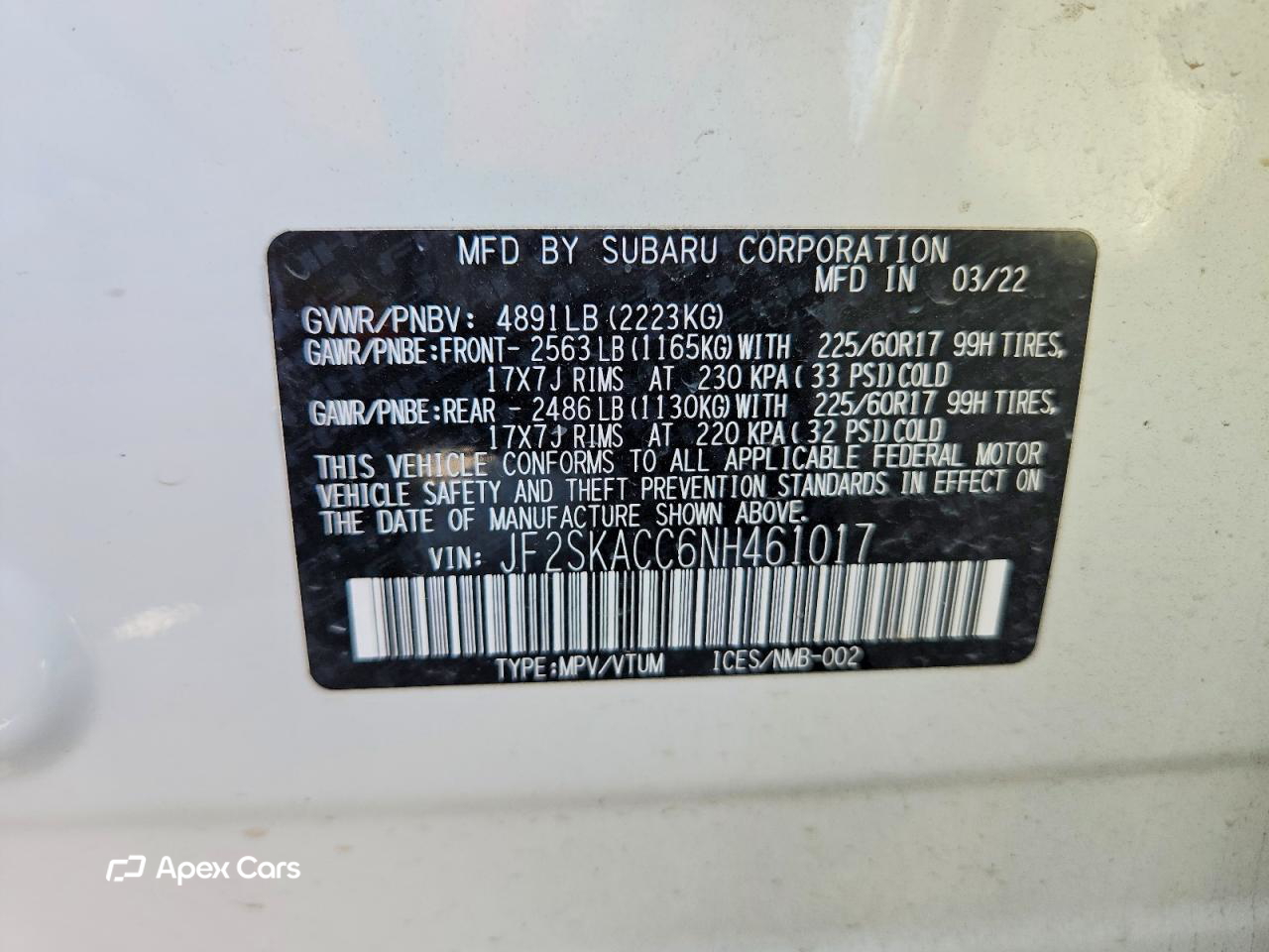 Subaru Forester 2022