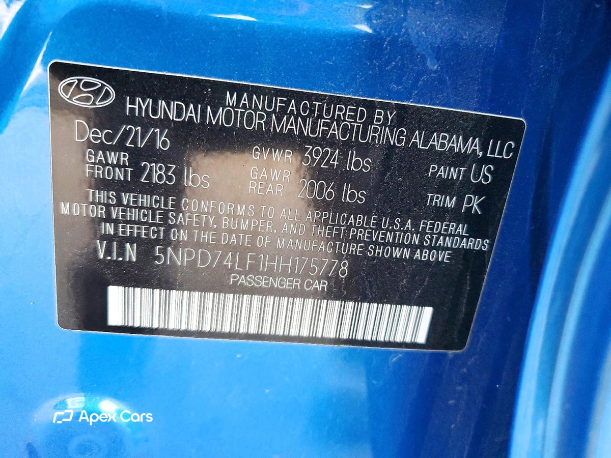 Hyundai Elantra 2017