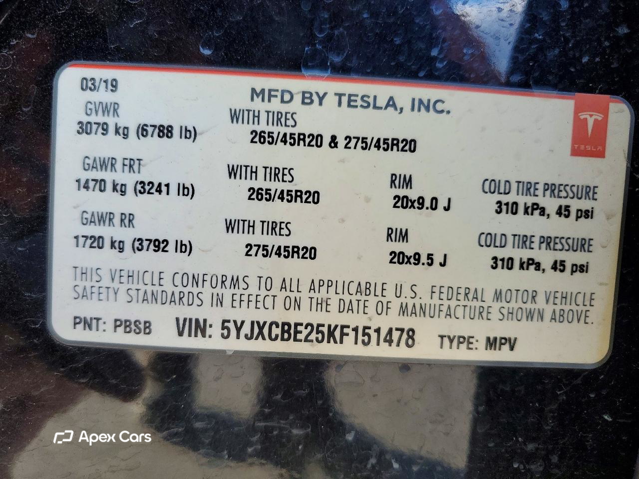 Tesla Model X 2019
