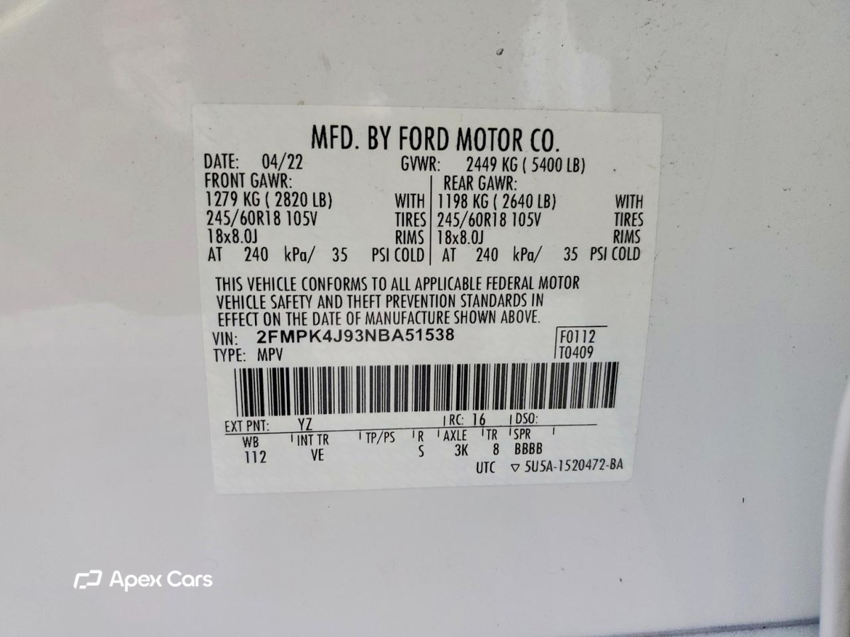 Ford Edge 2022