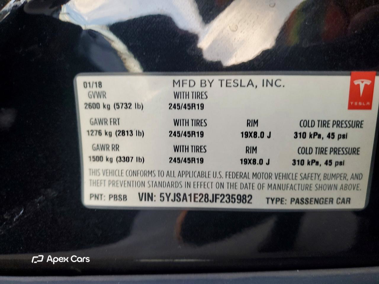 Tesla Model S 2018
