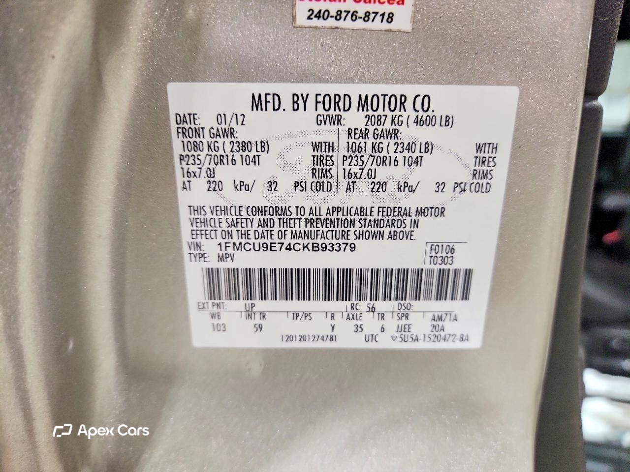 Ford Escape 2012