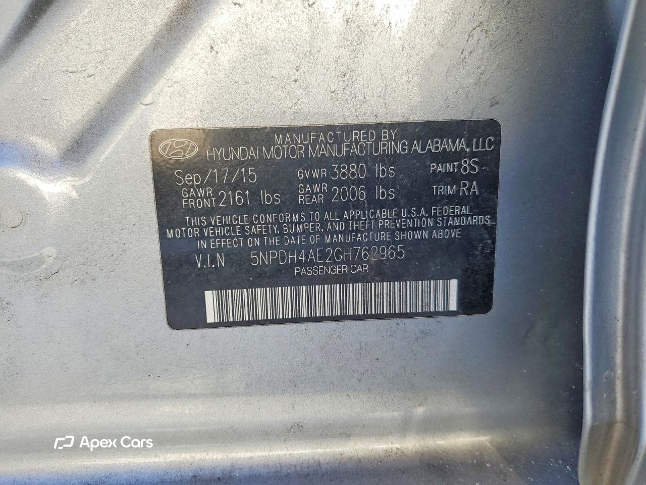 Hyundai Elantra 2016