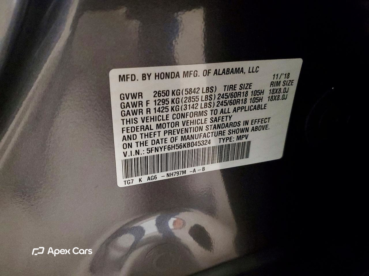 Honda Pilot 2019