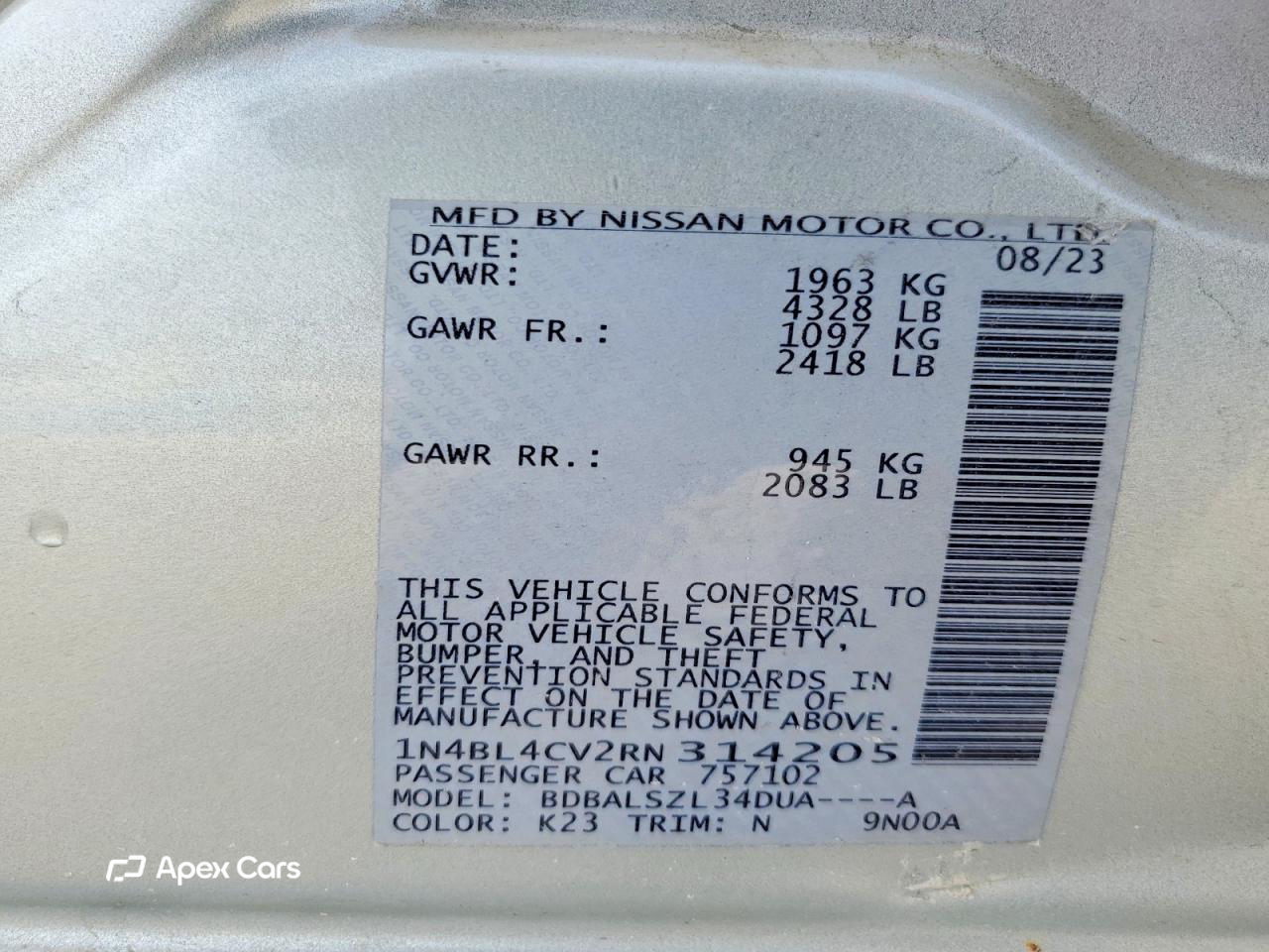 Nissan Altima 2024