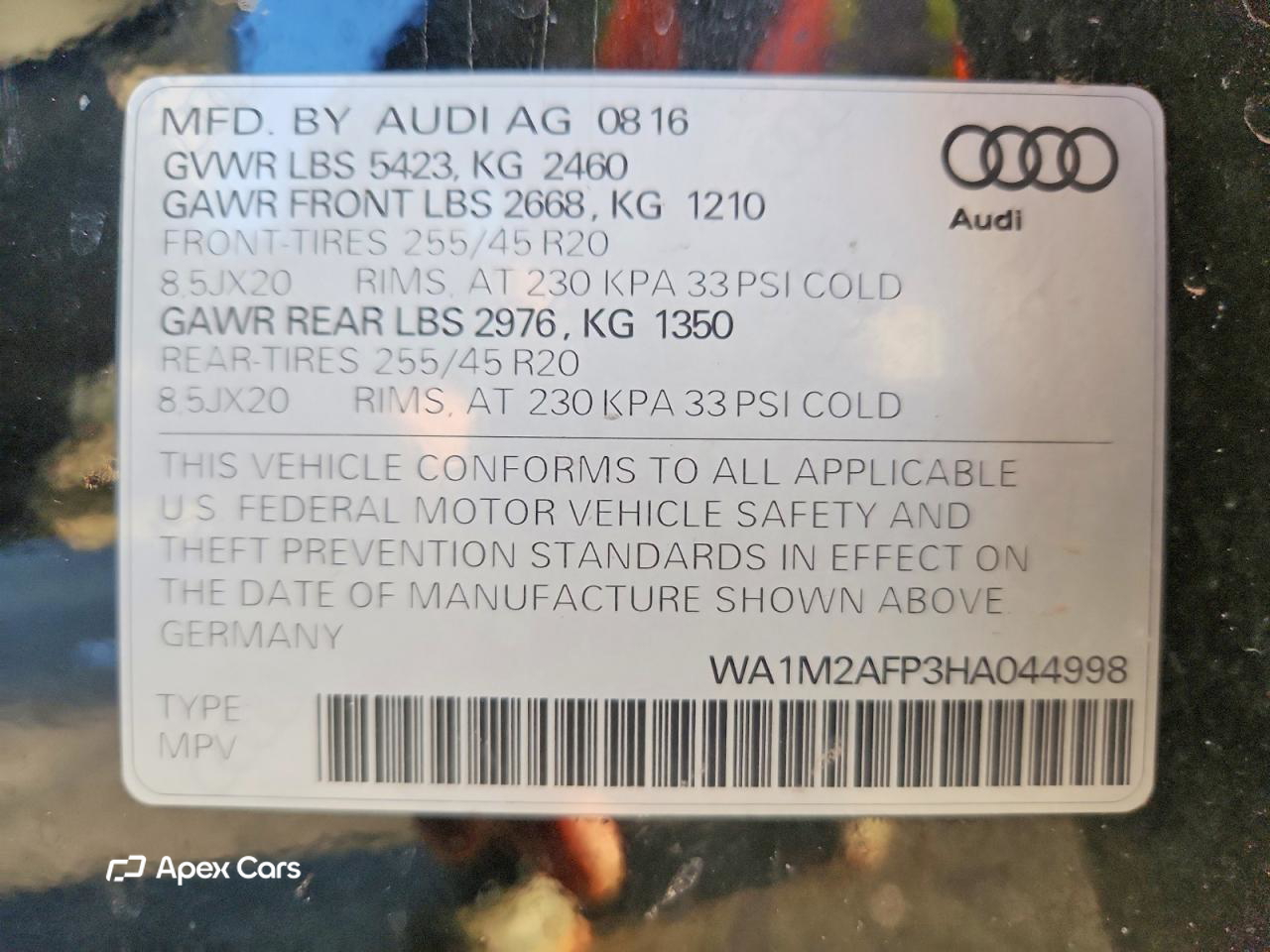 Audi Q5 2017