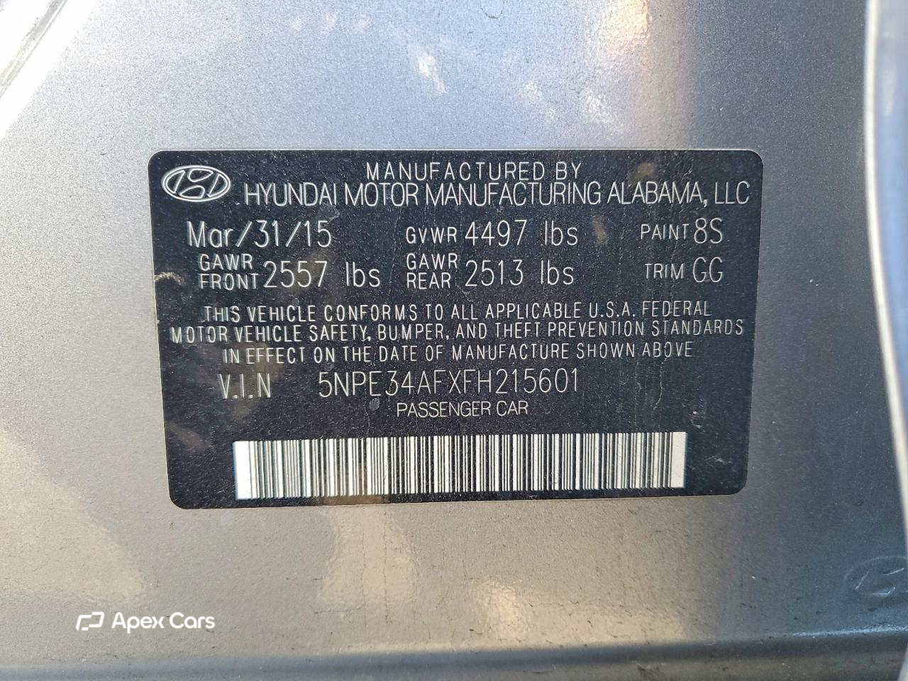 Hyundai Sonata 2015
