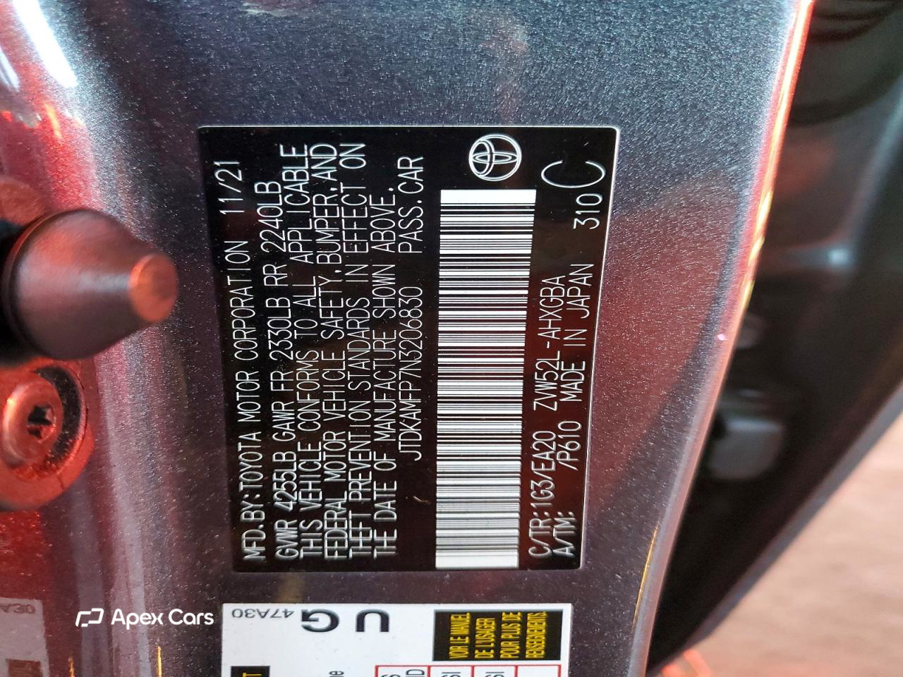 Toyota Prius 2022