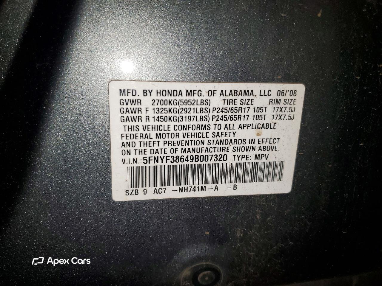 Honda Pilot 2009