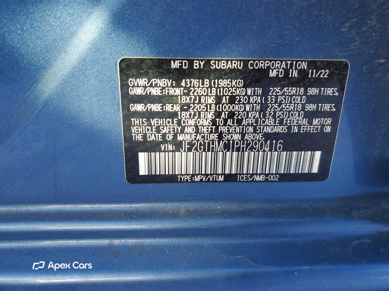 Subaru XV 2023