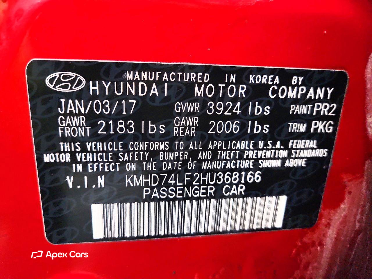 Hyundai Elantra 2017