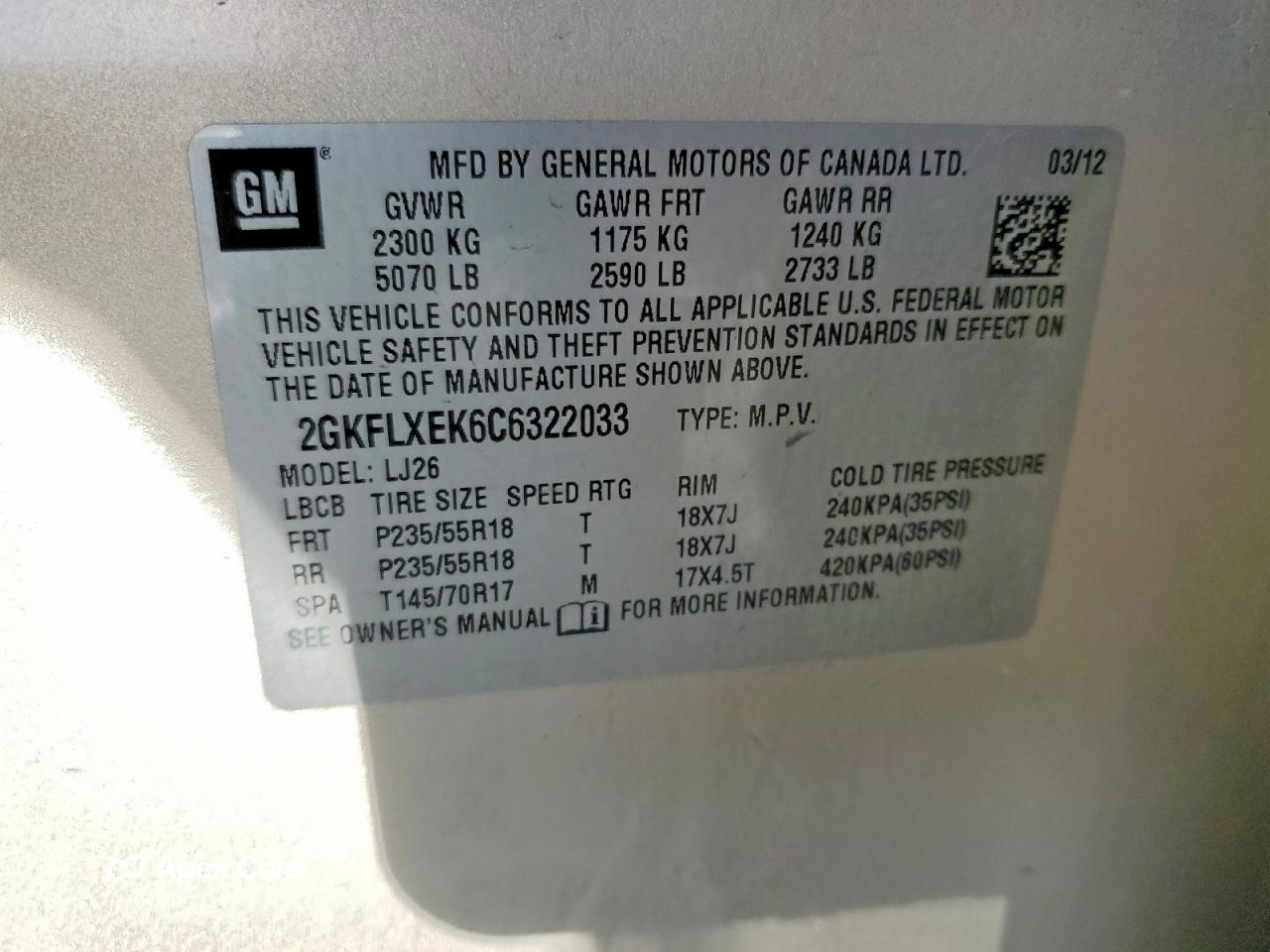 GMC Terrain 2012