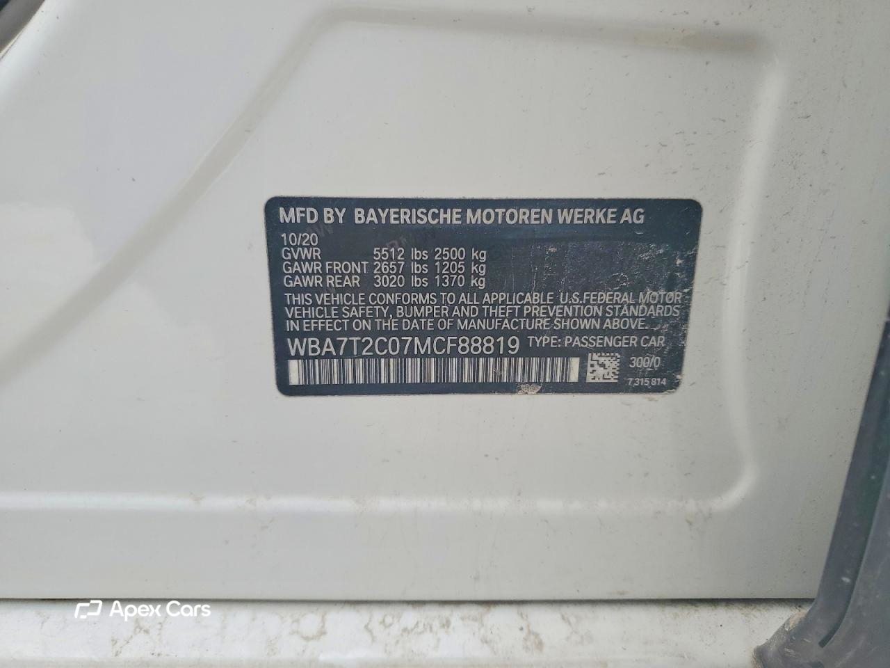 BMW Series 7 2021