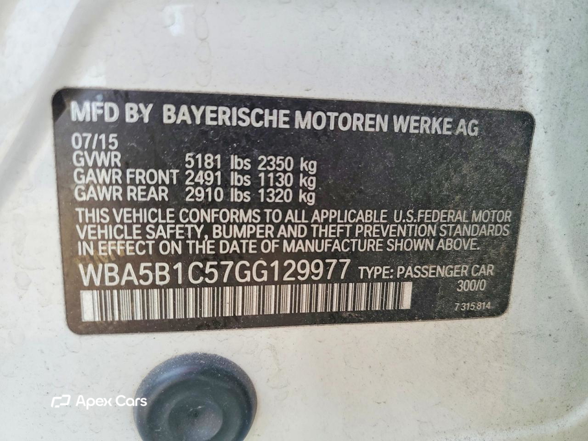 BMW Series 5 2016