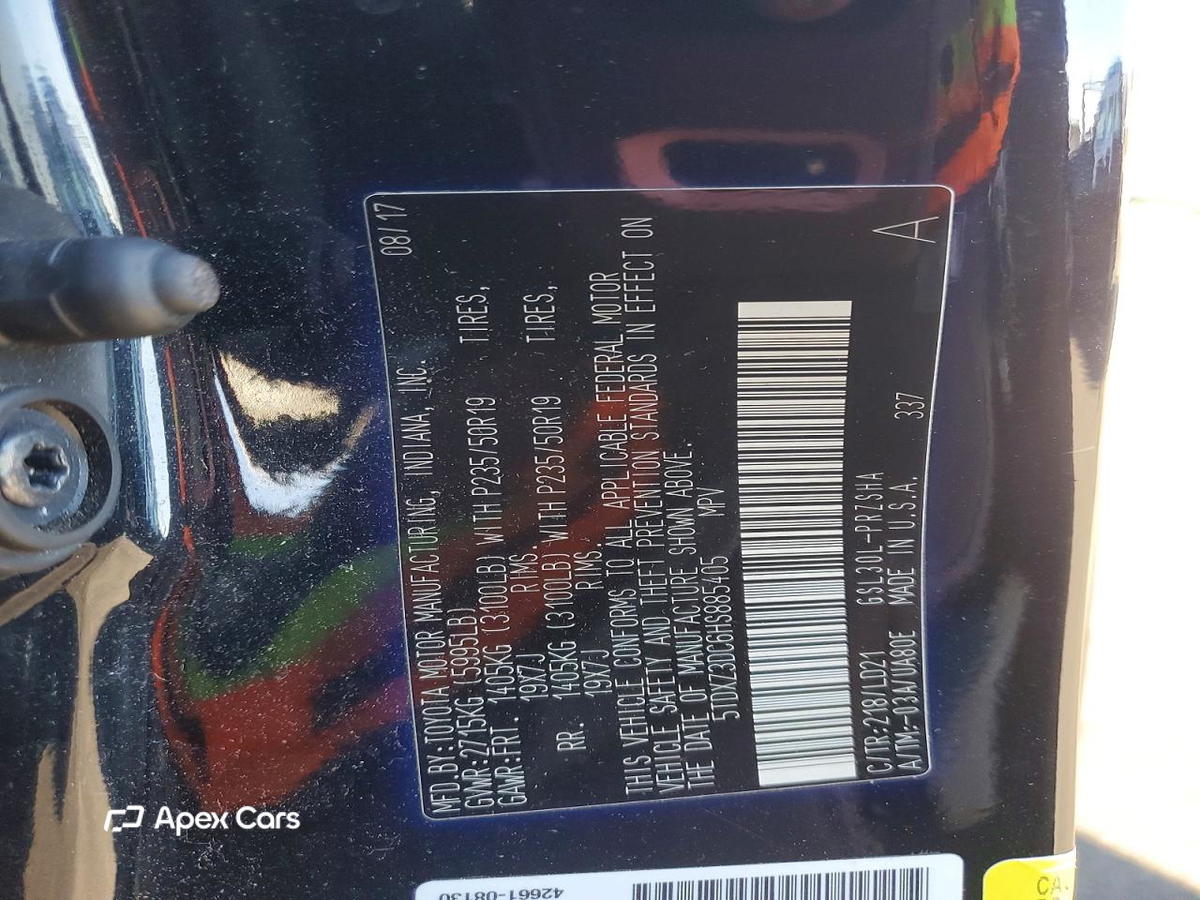Toyota Sienna 2017