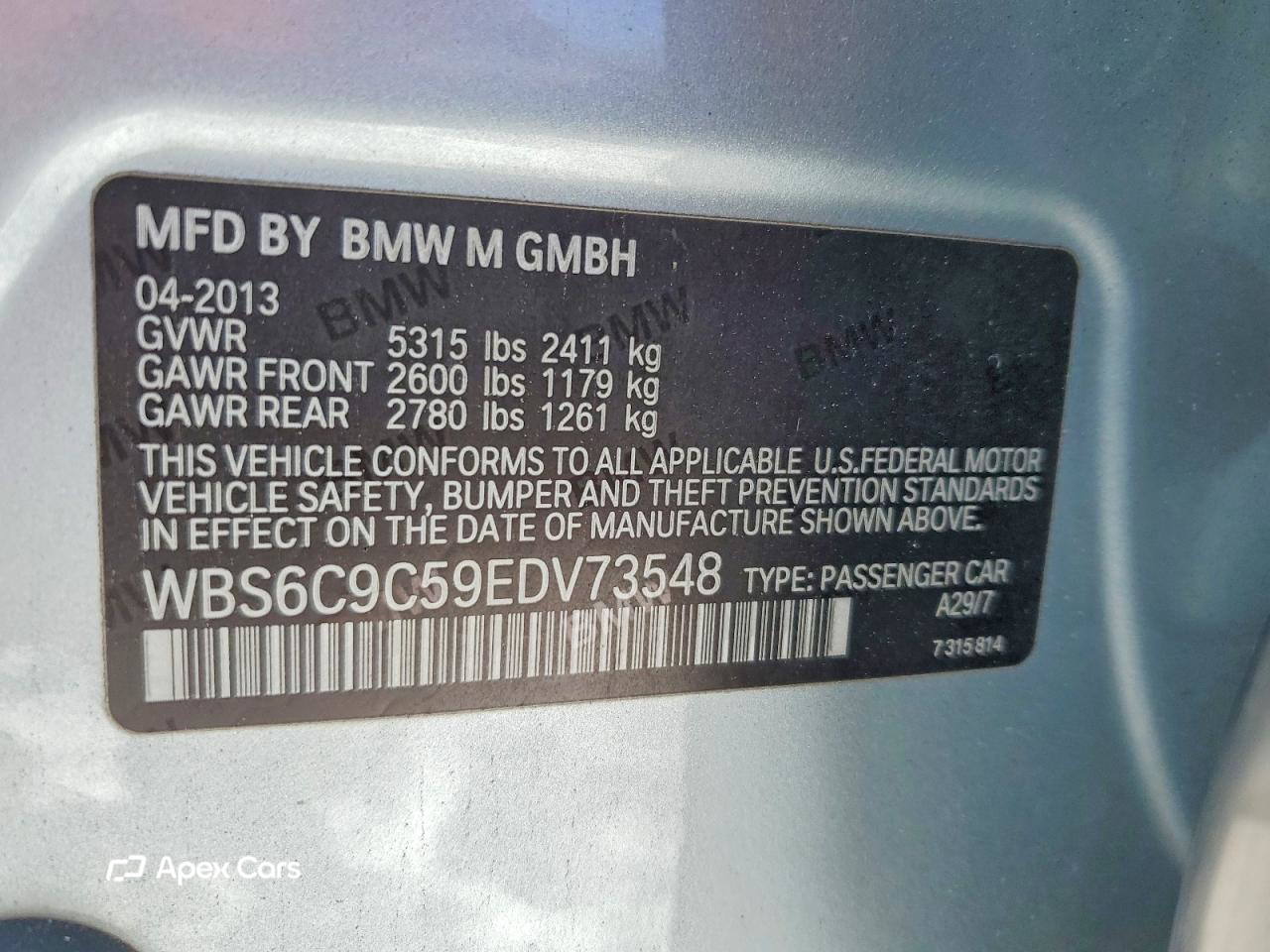 BMW M6 2014
