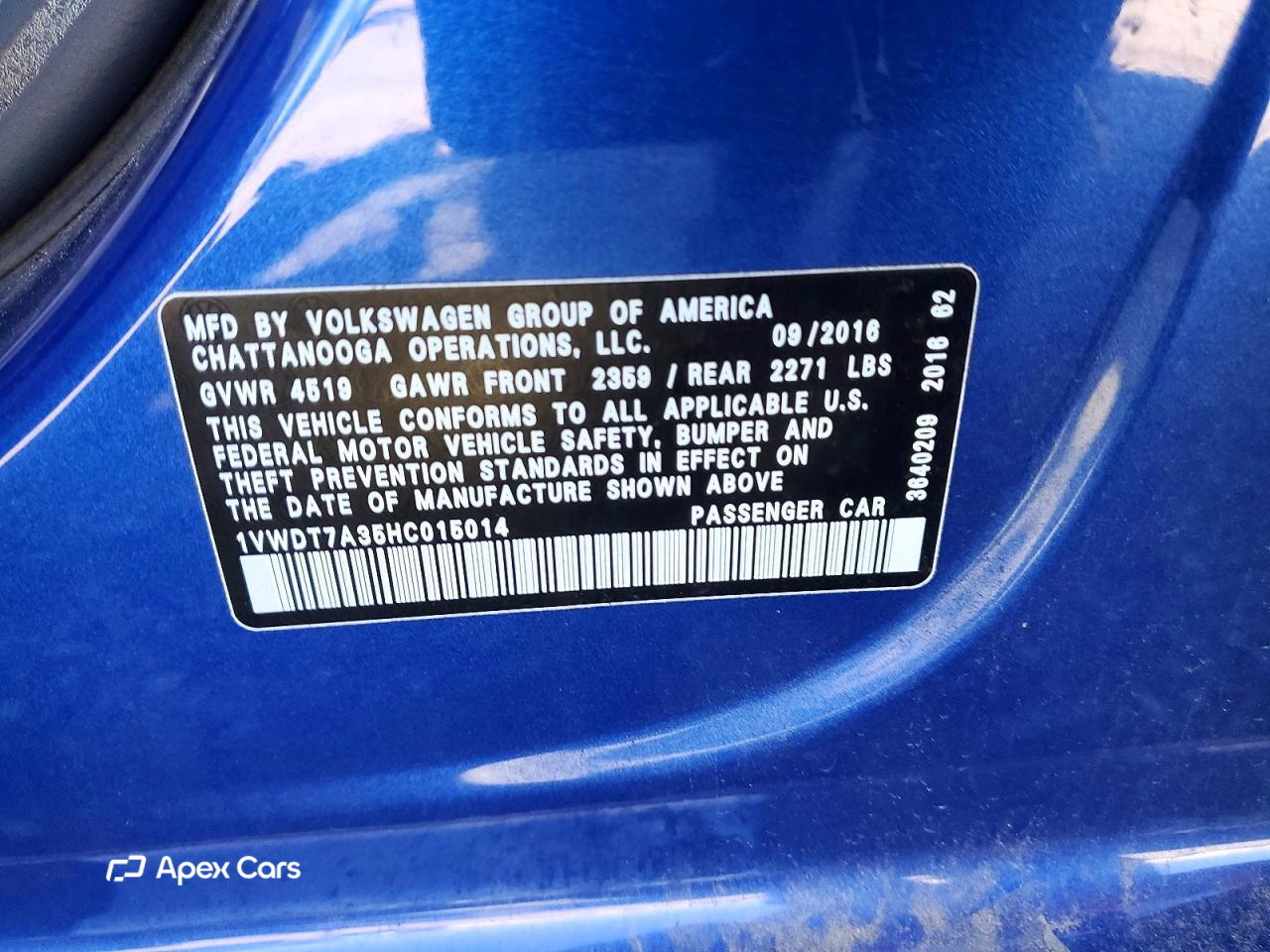 Volkswagen Passat 2017