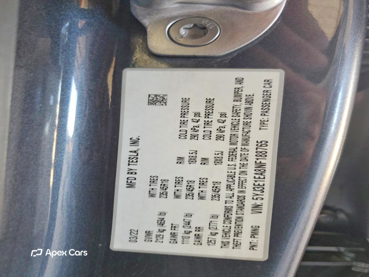 Tesla Model 3 2022
