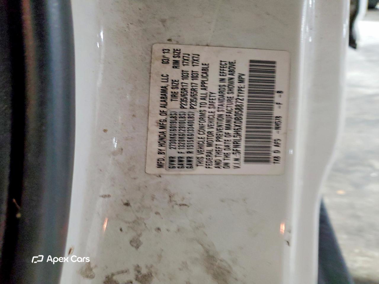 Honda Odyssey 2013