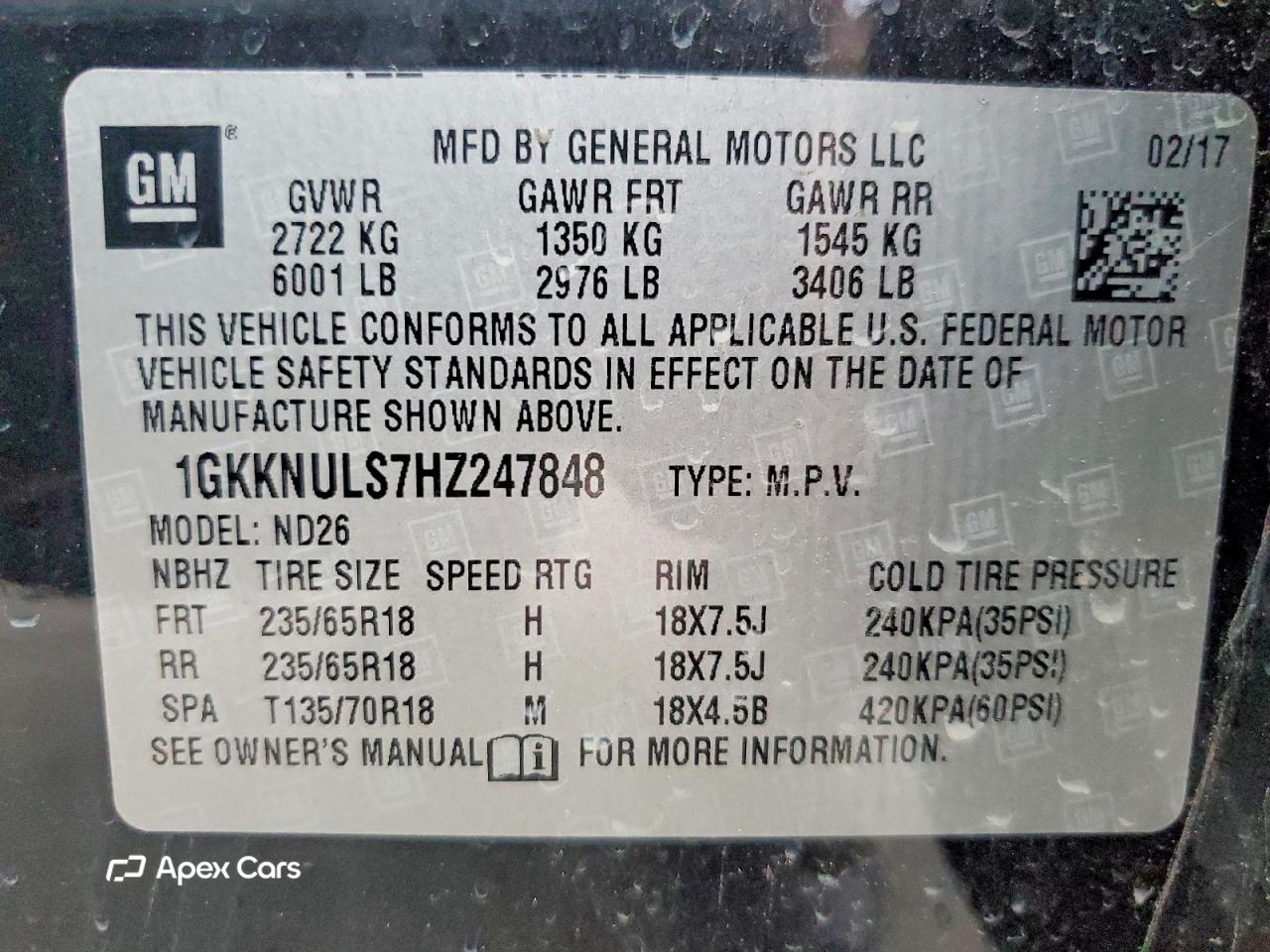 GMC Acadia 2017