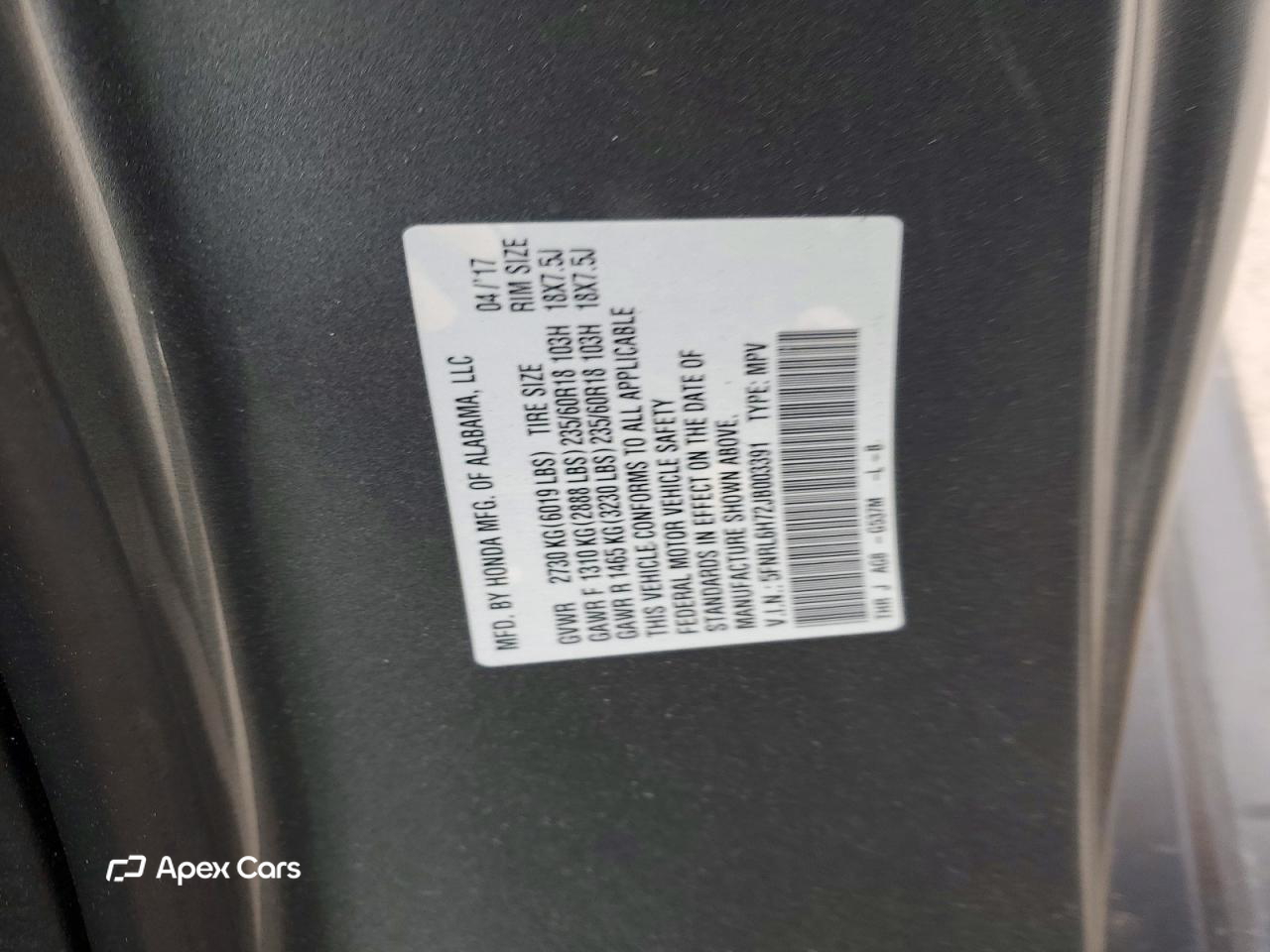 Honda Odyssey 2018