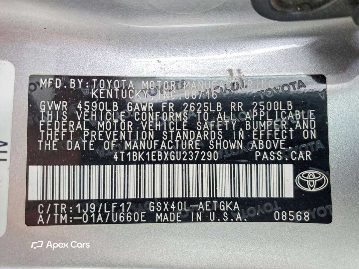 Toyota Avalon 2016